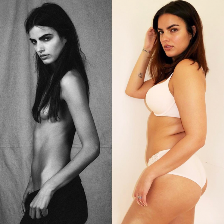 Model Liza Golden-Bhojwani revealed her happier, healthier life outside the fashion world. (Photo: Instagram/lizagoldenreal