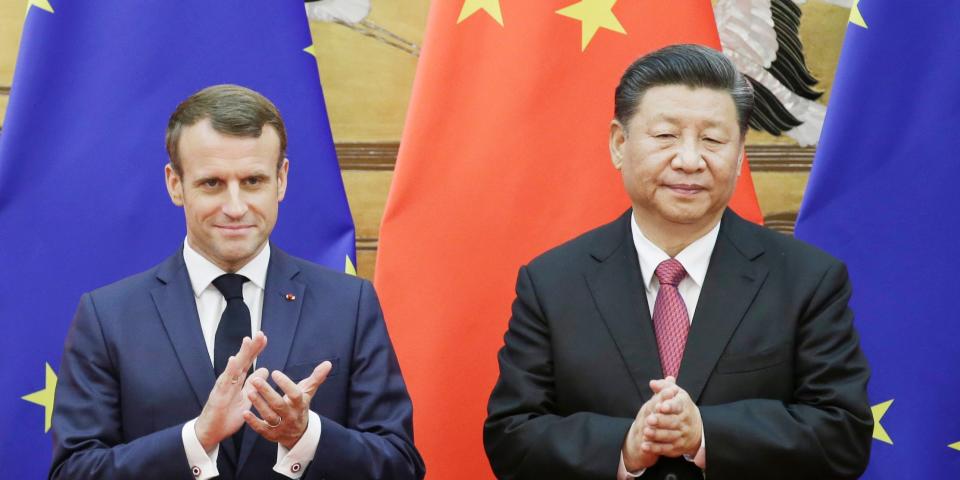 macron china xi