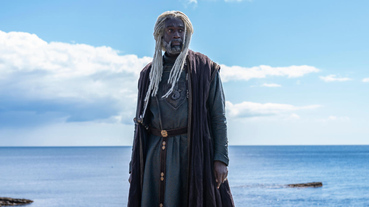 Steve Toussaint portrays Lord Corlys Velaryon, aka Sea Snake, in House of the Dragon. (HBO/Sky)