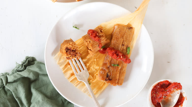 spicy beef tamales