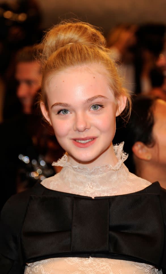 Elle Fanning at the Met Gala, 2011