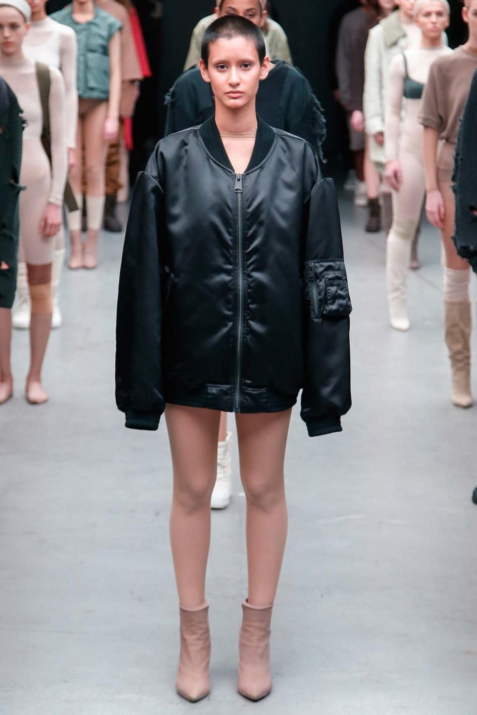 A bomber jacket from Yeezy’s Fall 2014 collection.