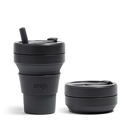 10) Collapsible Travel Cup With Straw