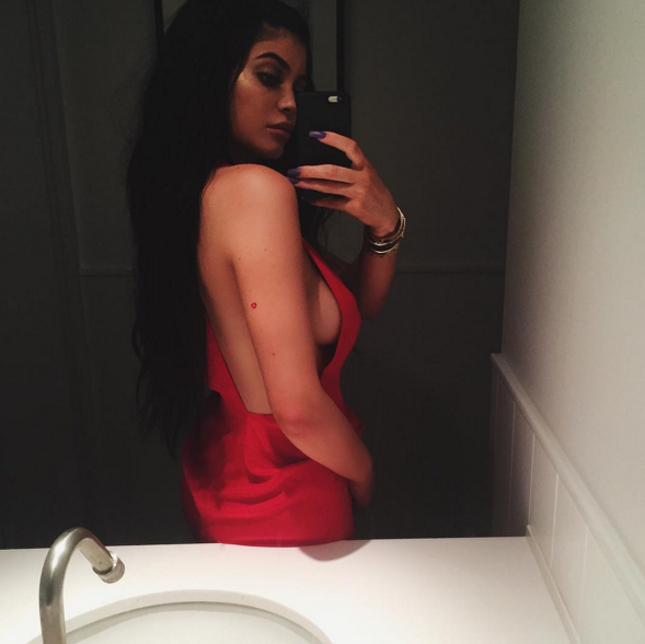 Kylie Jenner’s Tiny Red Tattoo