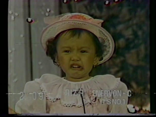 The many faces of little Aiza (Screen grab from Eat Bulaga video, used with permission)