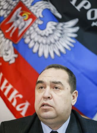 Igor Plotnitsky, leader of the self-proclaimed Luhansk People's Republic (LPR), attends a news conference in Donetsk February 2, 2015. REUTERS/Maxim Shemetov