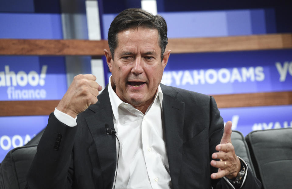 Barclays CEO Jes Staley participates in the Yahoo Finance All Markets Summit at Union West on Thursday, Oct. 10, 2019, in New York. (Photo by Evan Agostini/Invision/AP)