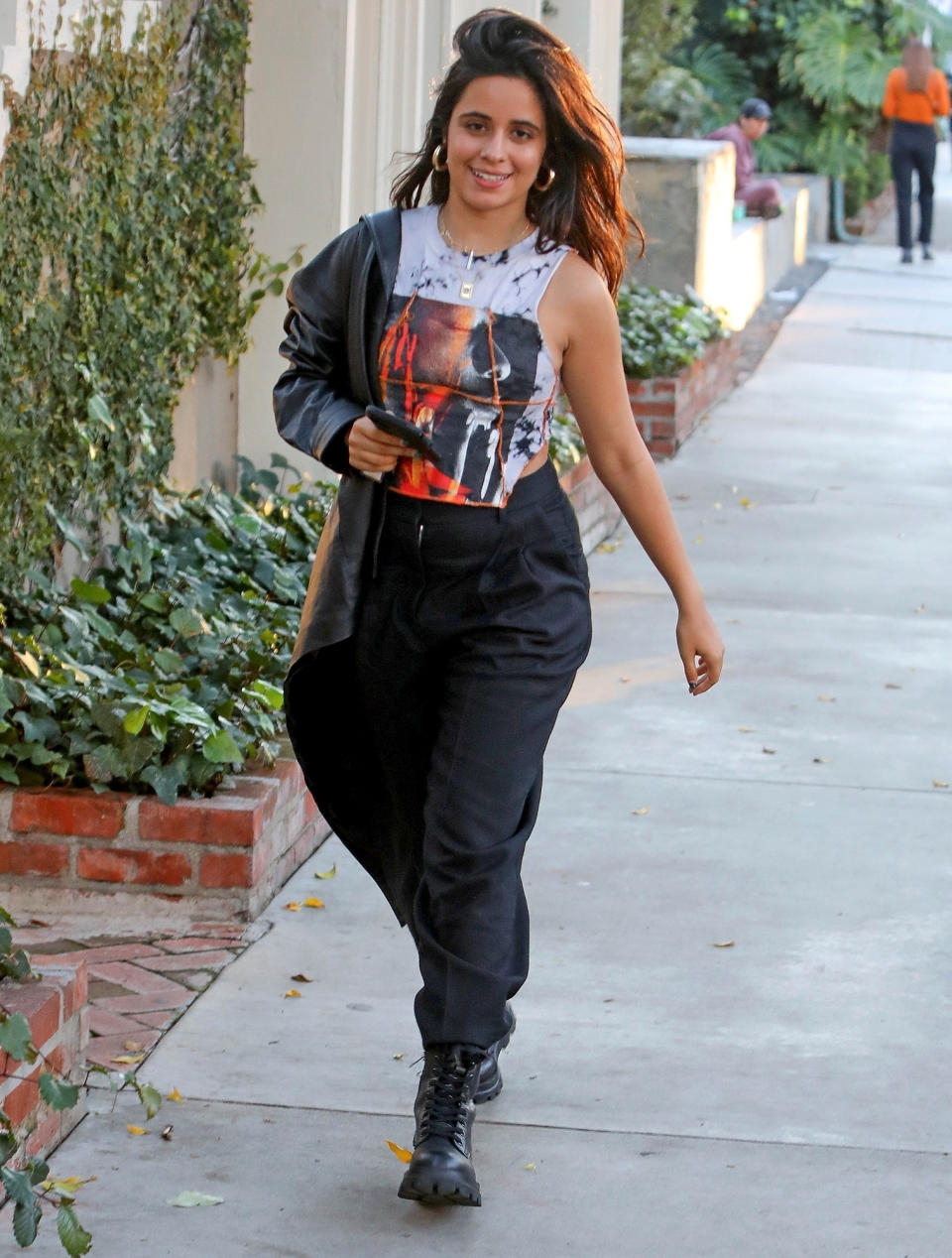 <p>Camila Cabello heads to Alfred Coffee on Melrose Place to get her day started on Jan. 20 in West Hollywood. </p>