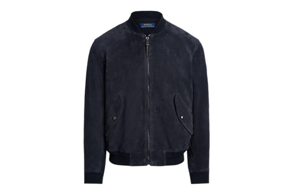 Polo Ralph Lauren suede bomber jacket (was $898, now 40% off at checkout)