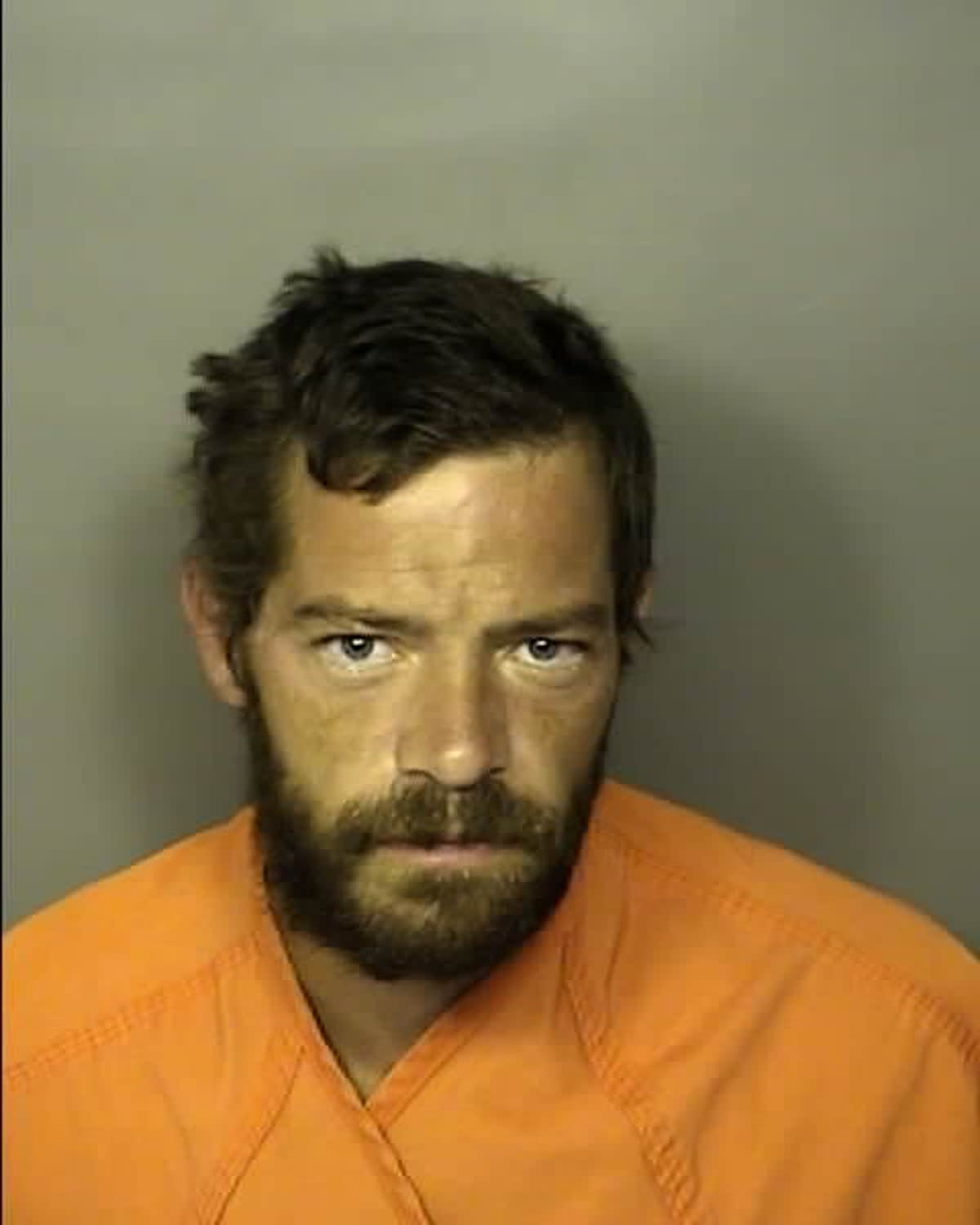 Peter Michael Anthony Tighe, 36, has been arrested after cops say he almost cut off a man’s nose for kissing his relative (Horry County Sheriff’s Office)