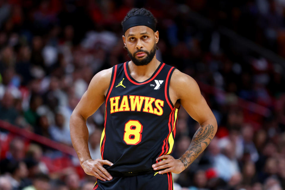 老鷹裁掉Patty Mills。 (Photo by Megan Briggs/Getty Images)