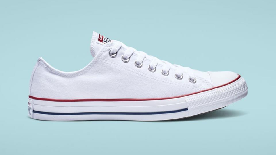 <div class="inline-image__caption"><p><a href="https://amzn.to/2YPGRIm" rel="nofollow noopener" target="_blank" data-ylk="slk:Converse Chuck Taylor All Star Low Top Sneakers;elm:context_link;itc:0;sec:content-canvas" class="link ">Converse Chuck Taylor All Star Low Top Sneakers</a>, $50 on Amazon</p></div>