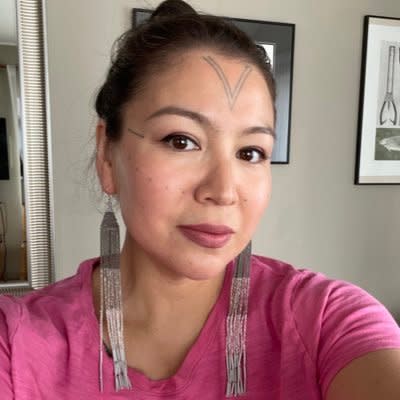 Alethea Arnaquq-Baril is a documentary filmmaker, Inuit traditional tattoo enthusiast, and Inuit seal hunting activist.