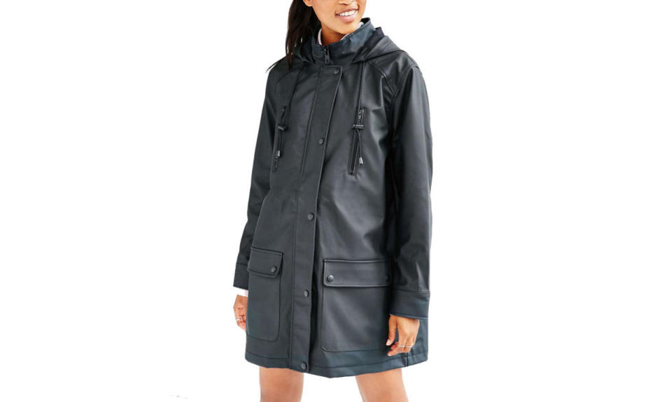 Silence + Noise Four-Pocket Raincoat 