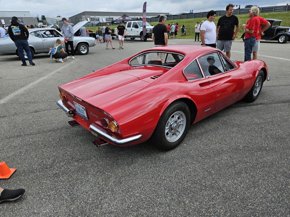 ferrari dino gt at m1 concourse vintage cars and coffee 2024