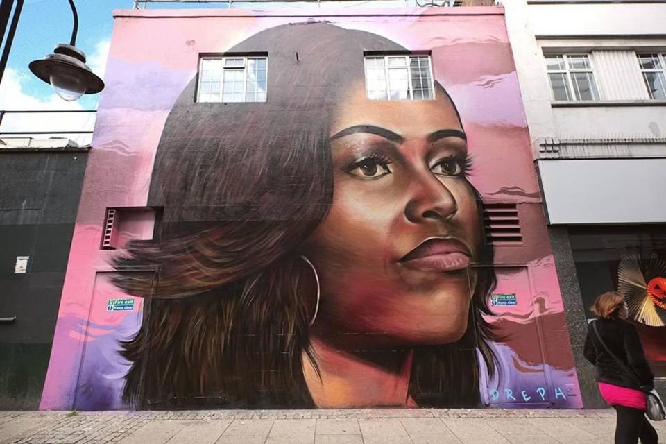 Dreph’s new mural of her in Brixton