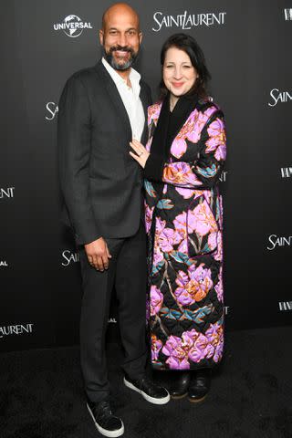 <p>Alberto Rodriguez/WWD via Getty</p> Keegan-Michael Key and Elle Key