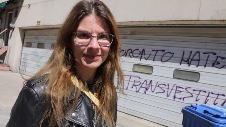 'Not what Toronto stands for': neighbours react to homophobic graffiti on garages
