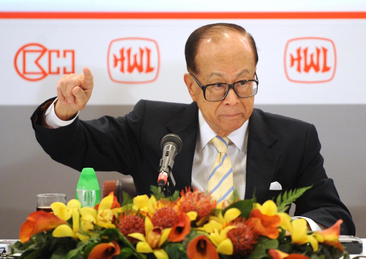 Li Ka-Shing is one of the world's richest men with a fortune of $34 billion according to Forbes: AFP/Getty Images