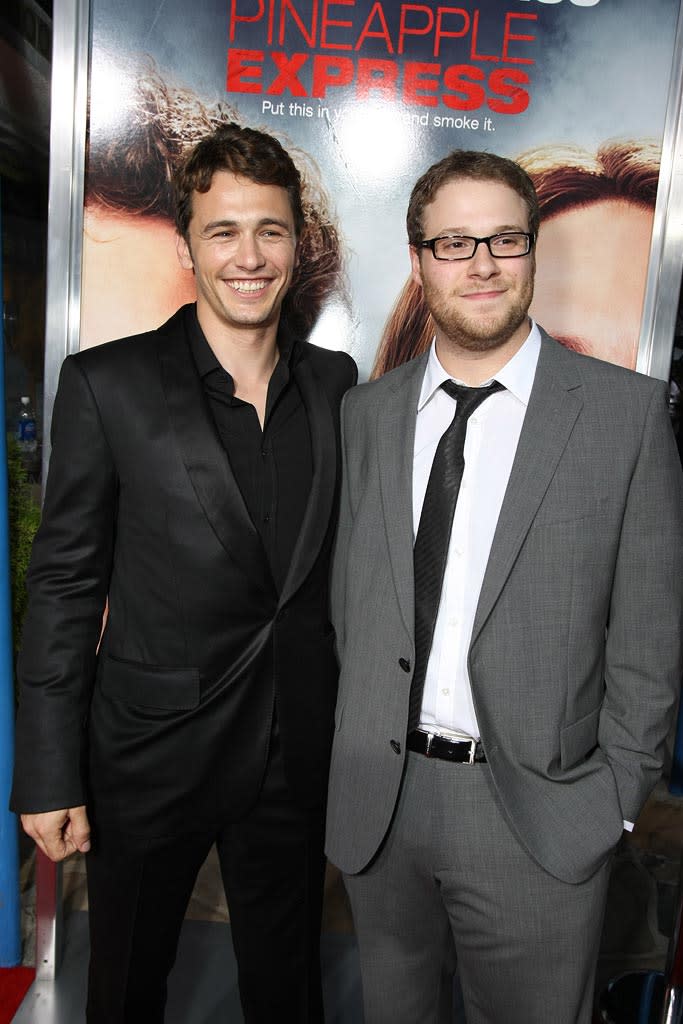 Pineapple Express Premiere LA 2008 Seth Rogen James Franco