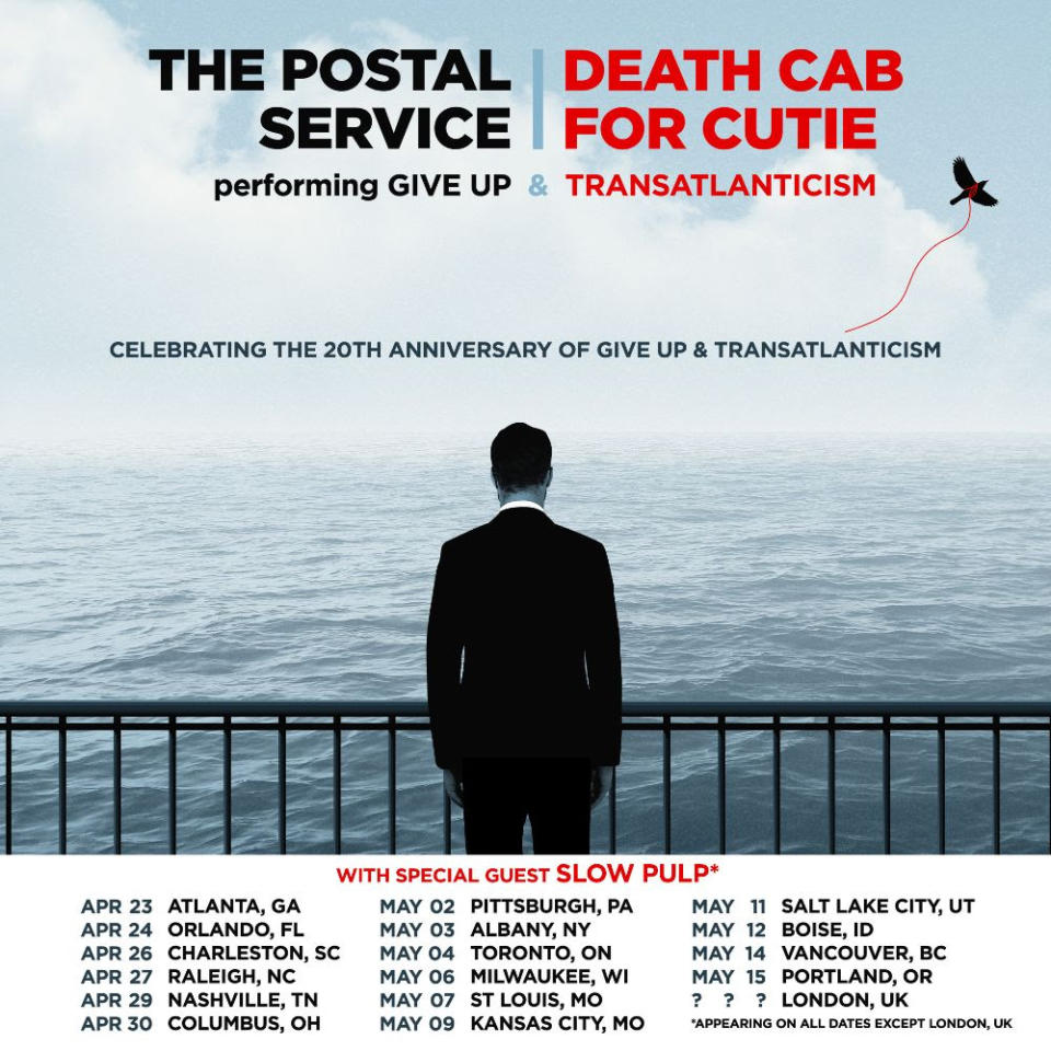 The Postal Service Death Cab tour dates 2024