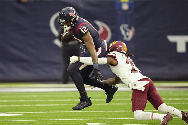 Washington Commanders defensive back Kamren Curl (31) looks to defend  during an NFL game against the Houston Texans on Sunday, November 20, 2022,  in Houston. (AP Photo/Matt Patterson Stock Photo - Alamy