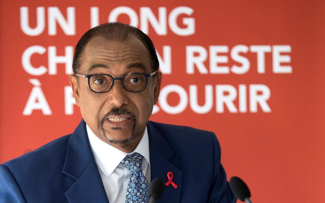 Michel Sidibe has been accused of enabling a culture of harassment at UNAIDS - AFP