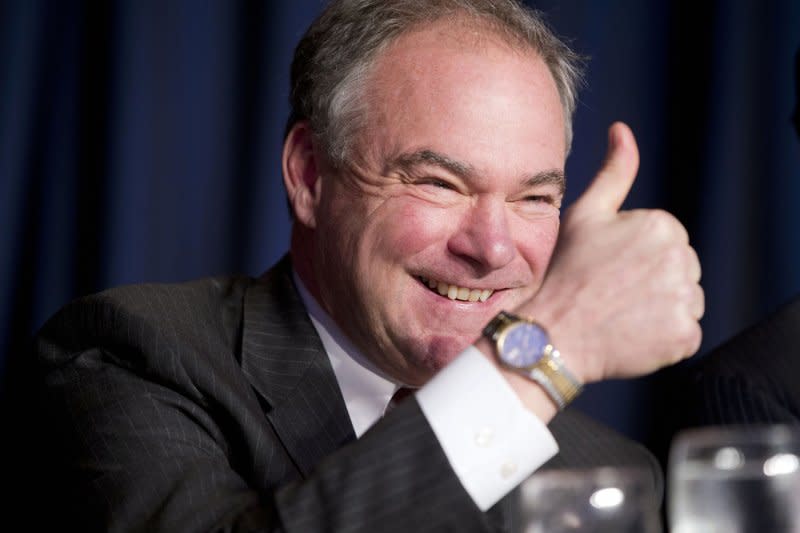 凱因（Tim Kaine）。（美聯社）