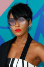 <p>At the 2017 CFDA Fashion Awards, Janelle Monae stole the scene with trendy sunglasses and her short tousled pixie cut. (Photo: Taylor Hill/FilmMagic) </p>