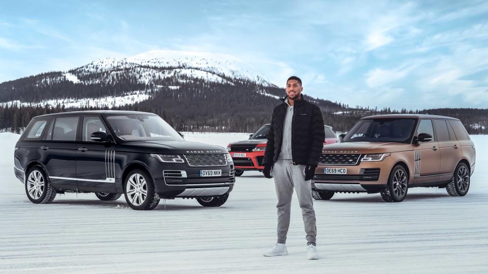 【影】Land Rover 邀請世界重量級拳王 Anthony Joshua 挑戰極地駕馭