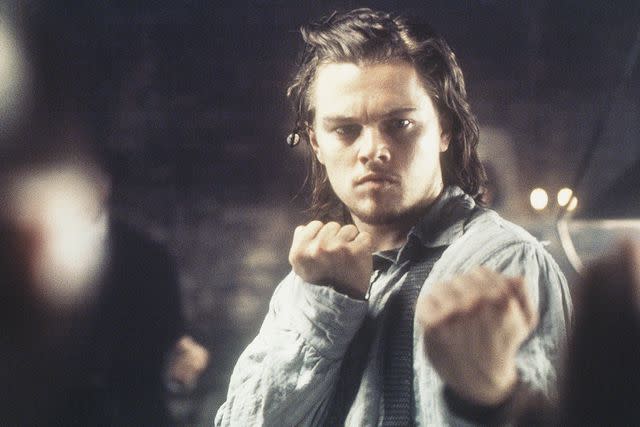 <p>Mario Tursi/Miramax/Dimension/Kobal/Shutterstock </p> Leonardo DiCaprio in 'Gangs of New York'