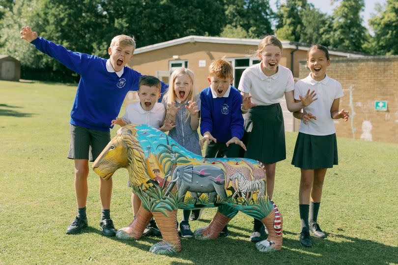 Pupils from Holy Apostles’ C of E Primary School are taking part in the Pride of Gloucestershire Trail