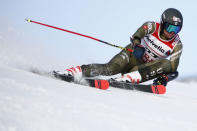 Alpine Skiing - FIS Alpine World Ski Championships - Men's Giant Slalom - Are, Sweden - February 15, 2019 - Ryan Cochran-Siegle of the U.S. in action. REUTERS/Christian Hartmann