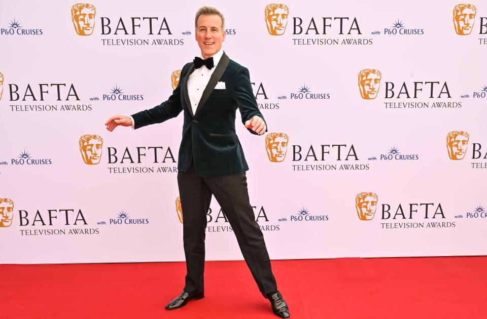 Royal Festival Hall, London,  UK on May 14 2023. Anton Du Beke arriving at the BAFTA 2023 Television Awards with P&O Cruises at the Royal Festival Hall, London,  UK on May 14 2023. Credit: Francis Knight/Alamy Live News