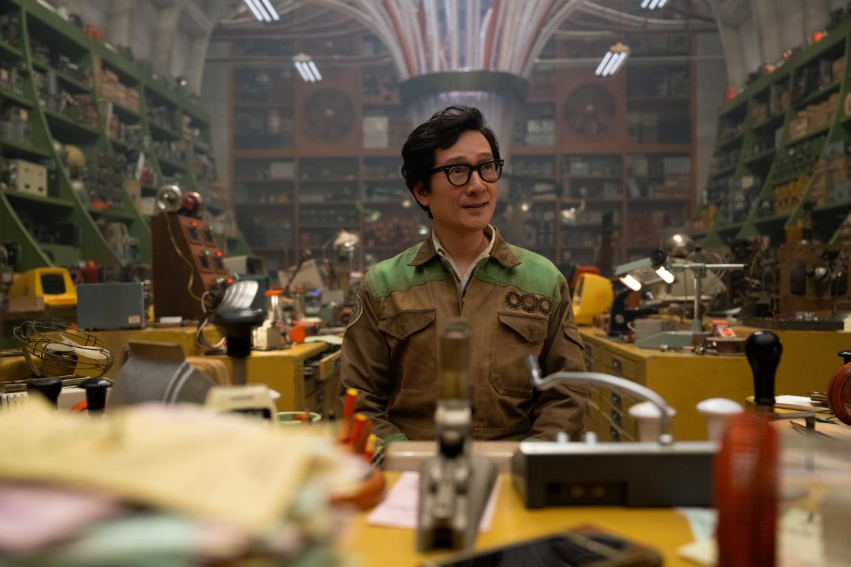 Ke Huy Quan debuts as TVA handyman O.B. in the Season 2 premiere of Marvel's "Loki."