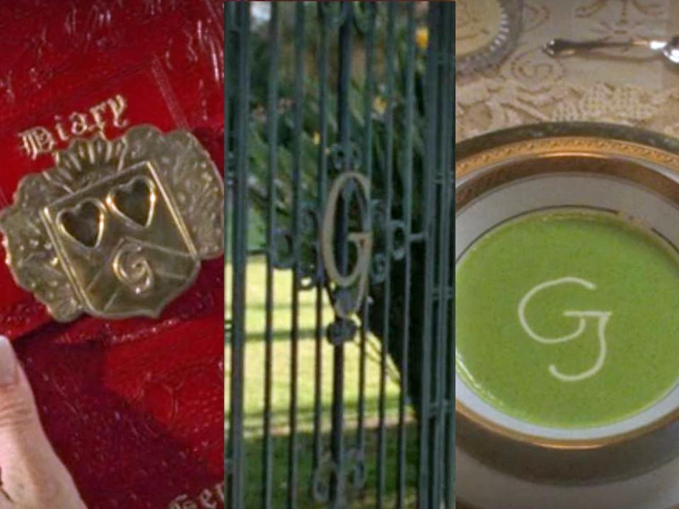 The Genovian G shown three times in "The Princess Diaries."