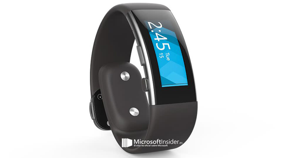 Microsoft Band 2 in a leaked shot