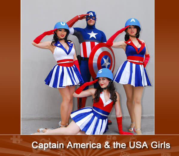 Captain America & the USA Girls