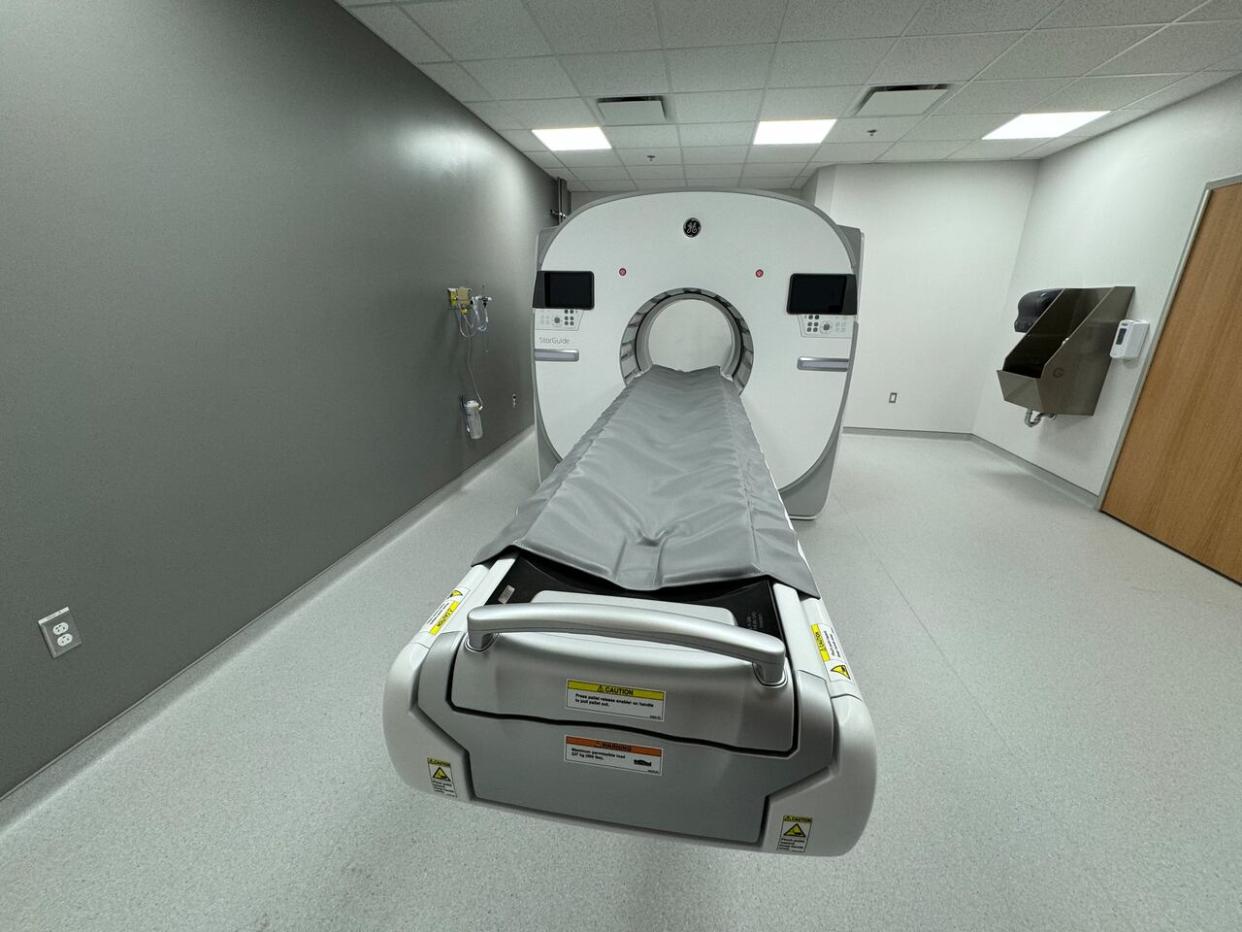 This new nuclear medicine scanner will soon be in operation at the QEII Health Sciences Centre in Halifax. (Paul Palmeter/CBC - image credit)