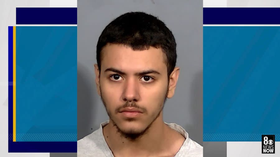 <em>Cesar Sandoval, 17, faces charges of open murder with the use of a deadly weapon and destroying or concealing evidence. (LVMPD)</em>