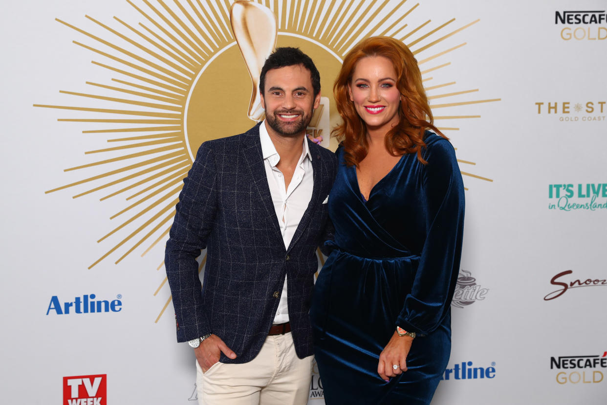 GOLD COAST, AUSTRALIA - MAY 26: Cam and Jules from MAFS attend the 2019 TV WEEK Logie Awards Nominations Party at The Star Gold Coast on May 26, 2019 in Gold Coast, Australia. (Photo by Chris Hyde/Getty Images)