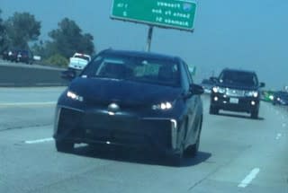 Toyota Fuel Cell Sedan pre-production prototype, Southern California, Sep 2014 [Mike Magrath]