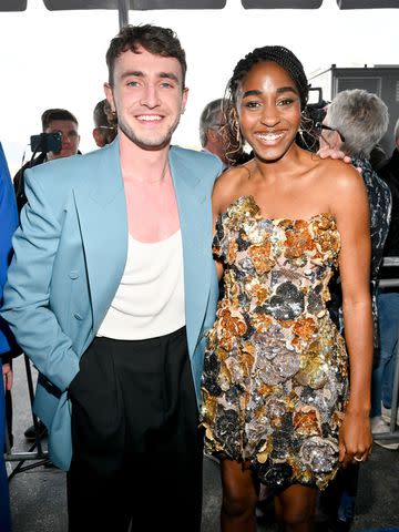 <p>Michael Buckner/Variety via Getty</p> (L-R) Paul Mescal and Ayo Edebiri at the 2023 Film Independent Spirit Awards