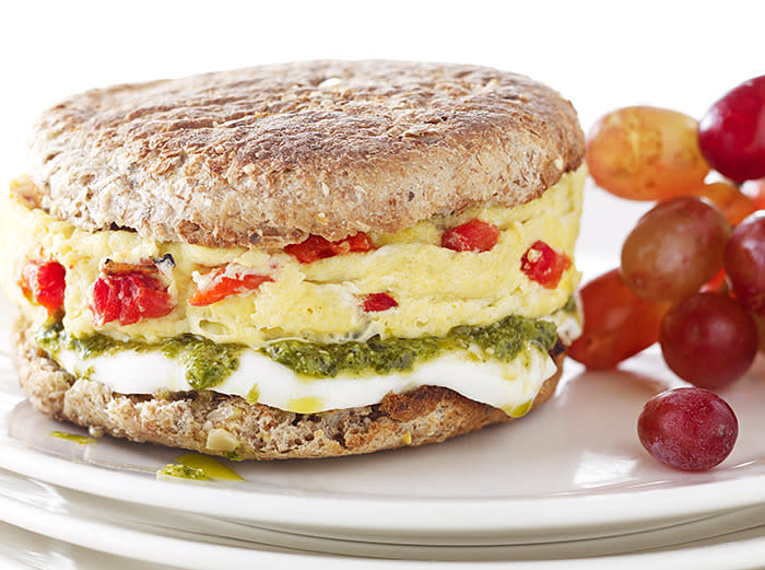 Pesto, Mozzarella & Egg Breakfast Sandwich