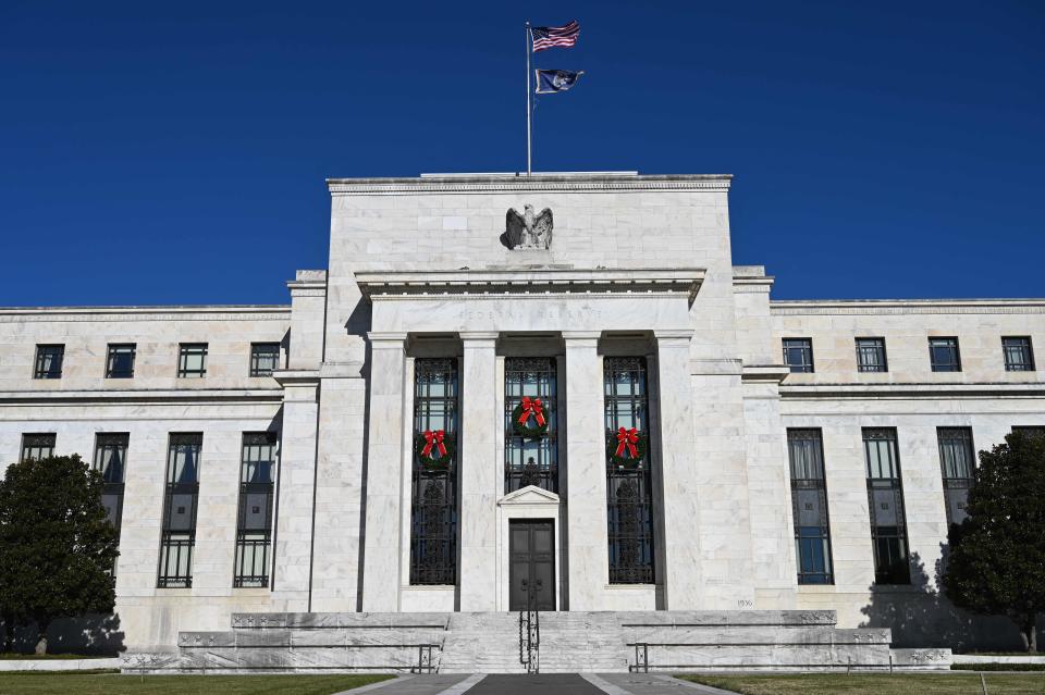 The US Federal Reserve on Dec. 12, 2021 in Washington DC.