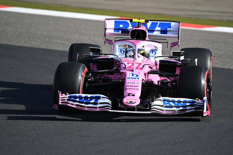 Hulkenberg had just four laps to qualify for Sunday's race Photo: POOL/Getty Images