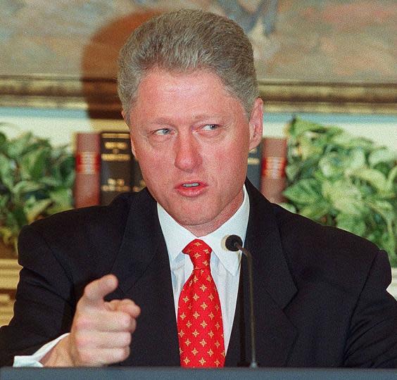 Bill Clinton apologised to China in 1999 following the Nato bombing of the Chinese embassy in Belgrade (Getty)