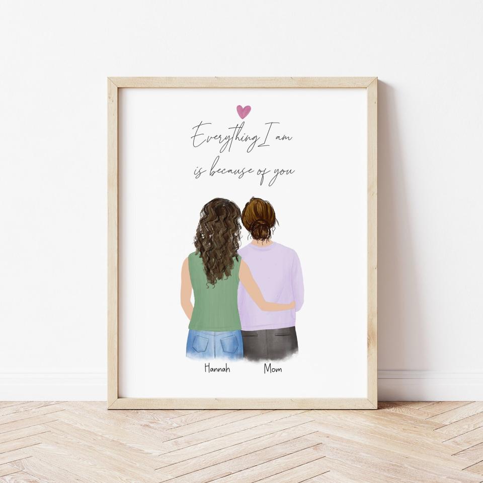 <p><a href="https://go.redirectingat.com?id=74968X1596630&url=https%3A%2F%2Fwww.etsy.com%2Flisting%2F875251898%2Fpersonalized-framed-wall-art-mother-and&sref=https%3A%2F%2Fwww.thepioneerwoman.com%2Fholidays-celebrations%2Fgifts%2Fg35730092%2Fcheap-affordable-mothers-day-gifts%2F" rel="nofollow noopener" target="_blank" data-ylk="slk:Shop Now;elm:context_link;itc:0;sec:content-canvas" class="link ">Shop Now</a></p><p>Mom and Daughter Art Print</p><p>etsy.com</p><p>$19.99</p><span class="copyright">Etsy</span>