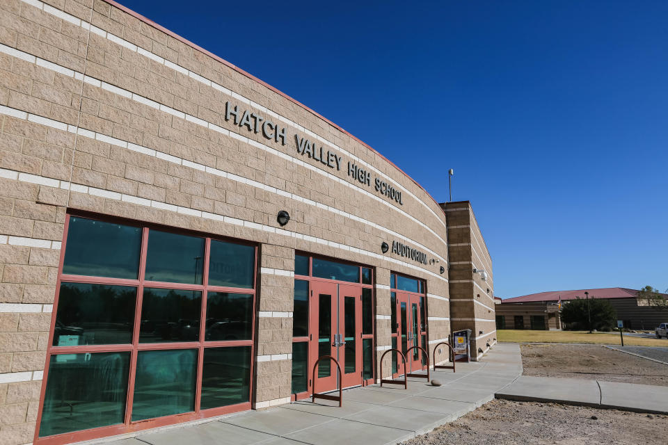Hatch Valley High School is pictured in Hatch on Wednesday, Nov. 3, 2021.
