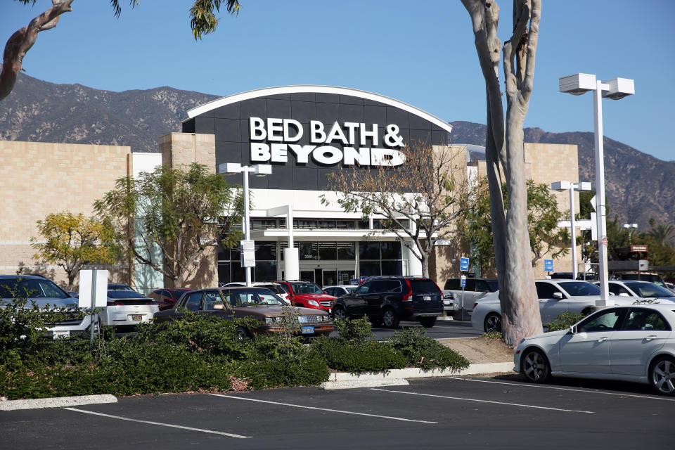 LOS ANGELES, CA - JANUARY 28: A Bed, Bath & Beyond is photographed in Pasadena on Thursday, Jan. 28, 2021 in Los Angeles, CA. (Dania Maxwell / Los Angeles Times via Getty Images)